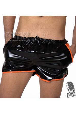 Latex Drawstring Gym Shorts