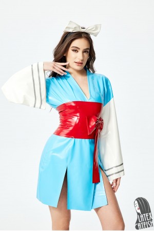 Light blue kimono