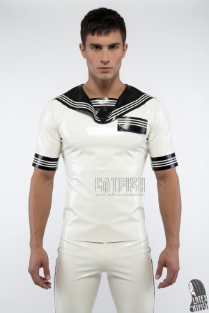 'Jack Tar' Latex Naval Top