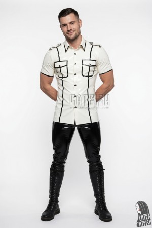 'Safari' Latex Short-Sleeved Shirt