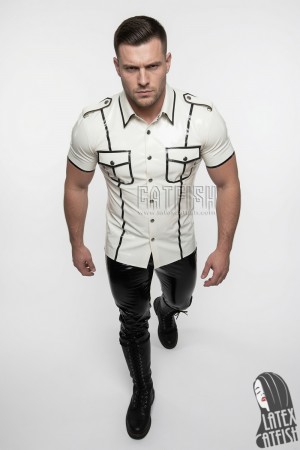 'Safari' Latex Short-Sleeved Shirt
