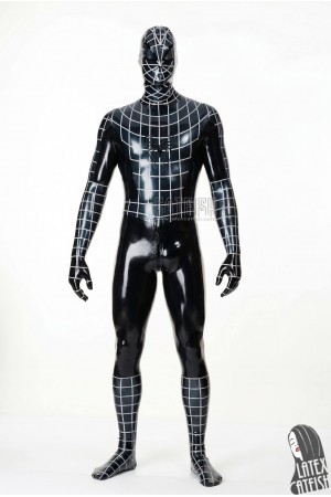 Cosplay Spider Total Coverage Latex Catsuit