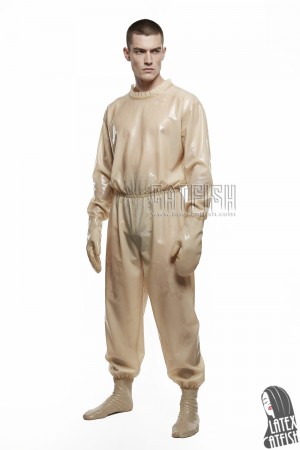 Unisex Transparent Latex Sweat Suit