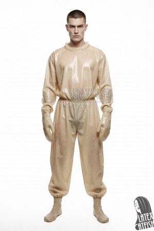 Unisex Transparent Latex Sweat Suit