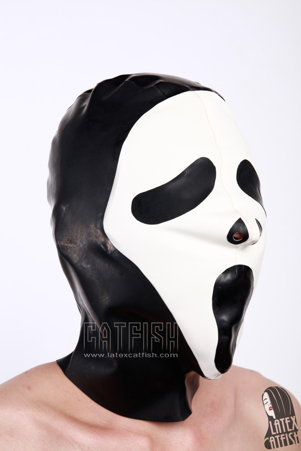 Unisex 'Scream' Ghost Latex Costume Hood/Mask Unisex 'Scream' Ghost Latex Costume Hood/Mask
