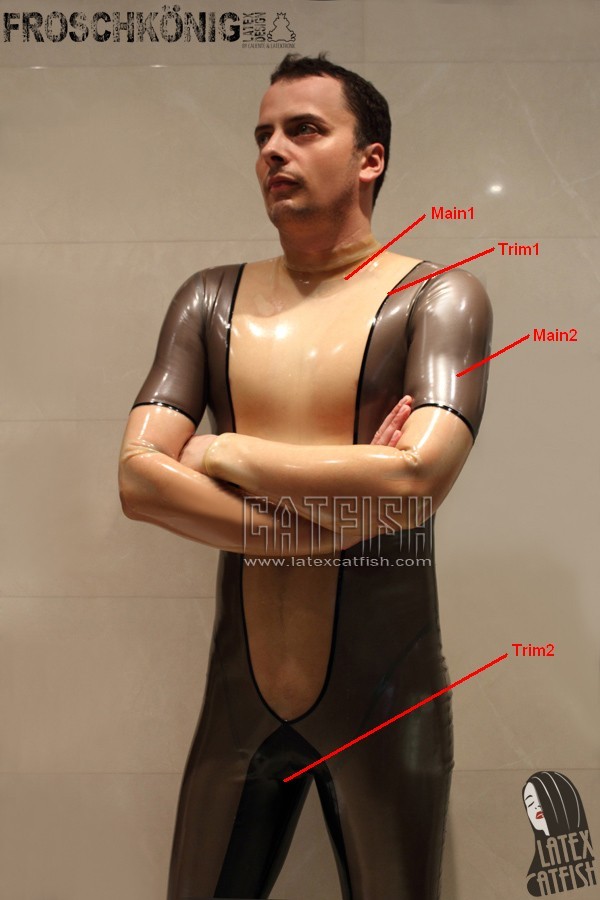 Unisex 'Big Dipper' Neck Entry Zipperless Latex Catsuit Unisex 'Big Dipper' Neck Entry Zipperless Latex Catsuit