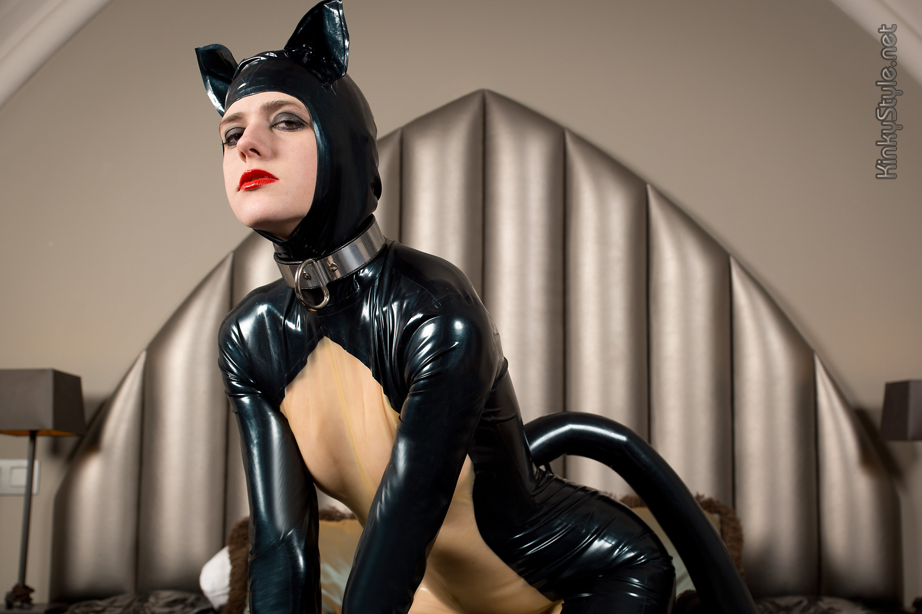 'Kitty-Kat' Latex Cat Style Catsuit 'Kitty-Kat' Latex Cat Style Catsuit