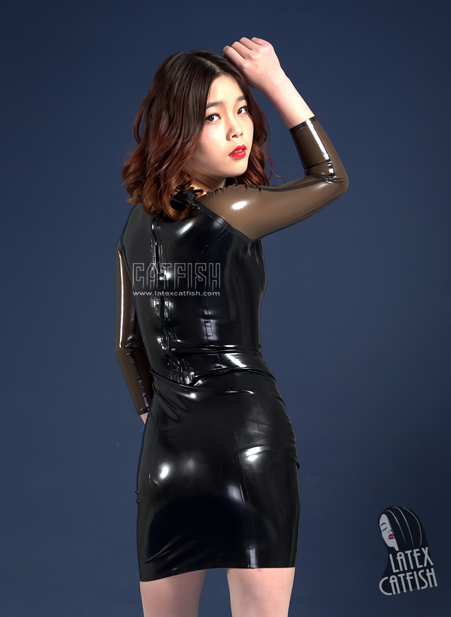 'Millicent' Latex Cocktail Mini Dress 'Millicent' Latex Cocktail Mini Dress