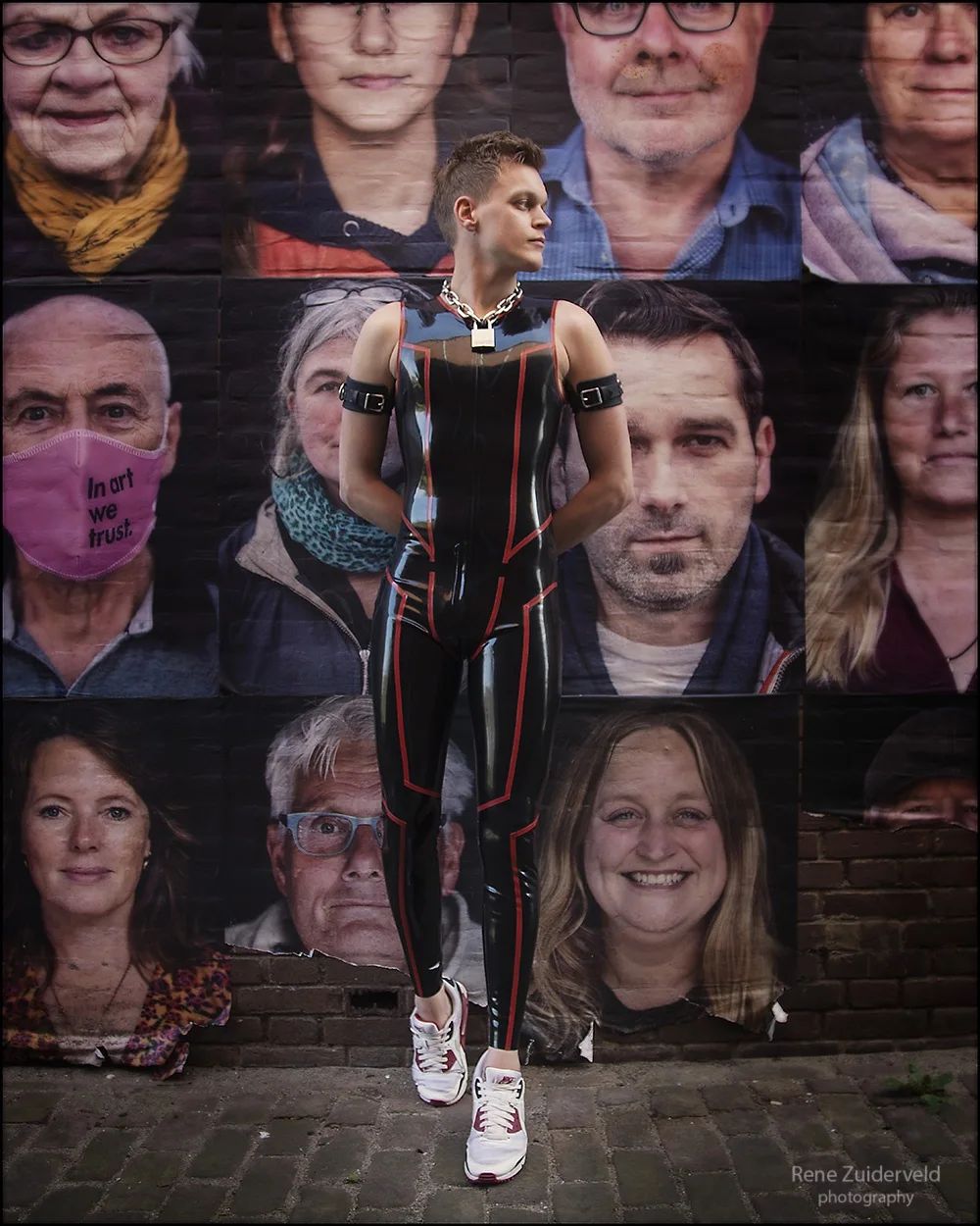 Men's Sleevless Latex Leggings Suit Men's Sleevless Latex Leggings Suit
