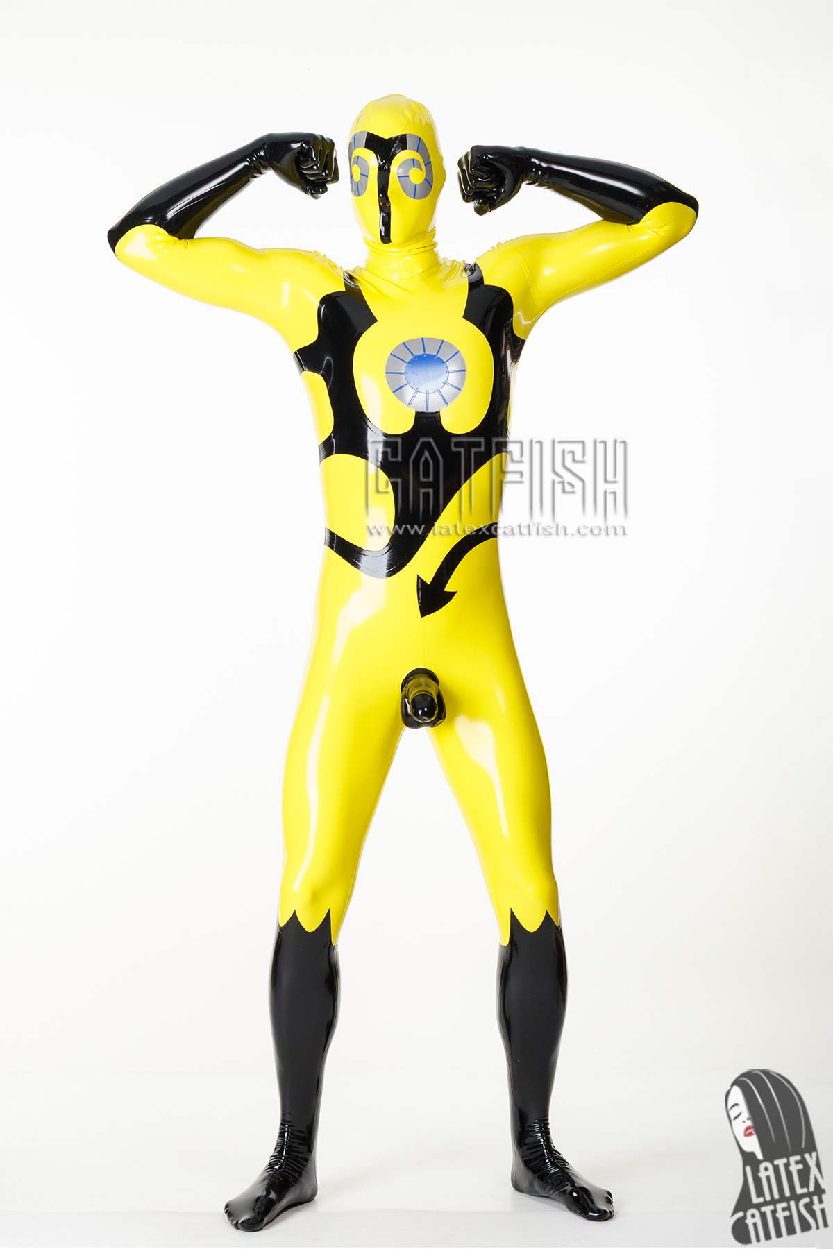 Men's 'Alien-Ated' Total Body Latex Catsuit Men's 'Alien-Ated' Total Body Latex Catsuit