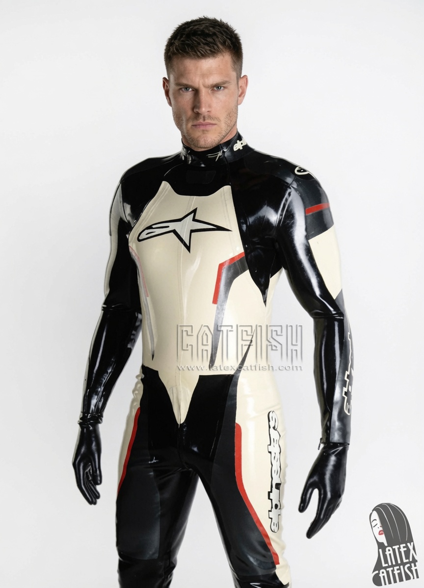 T-Age Style Moto Latex Biker Catsuit Version 16 T-Age Style Moto Latex Biker Catsuit Version 16