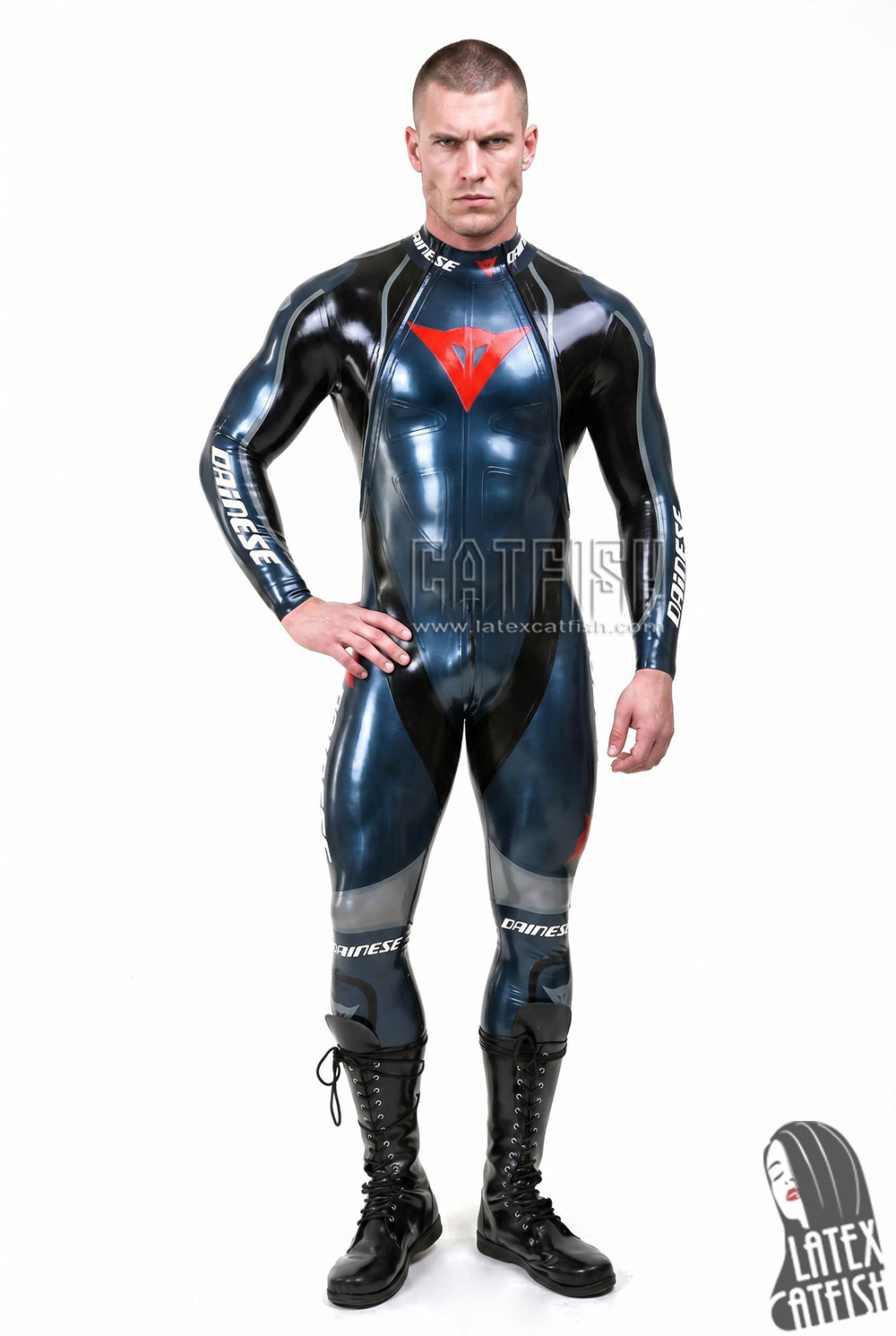 T-Age Style Motorcycle Biker Rubber Catsuit Version 17 T-Age Style Motorcycle Biker Rubber Catsuit Version 17